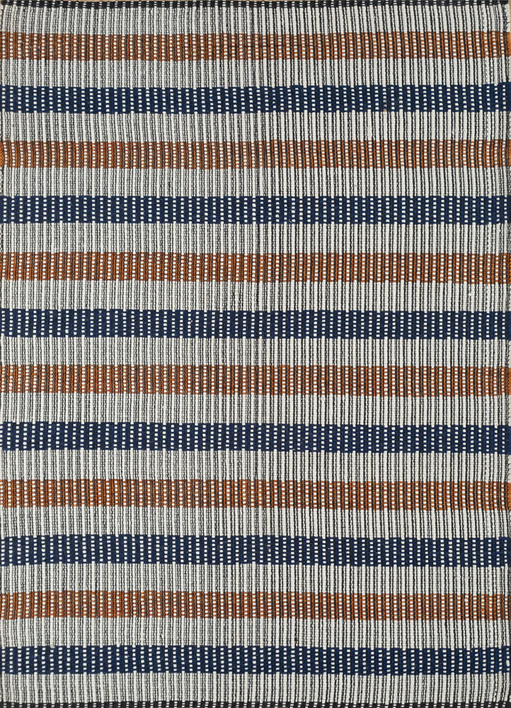 abrash ivory wool flat weaves Rug - HeadShot