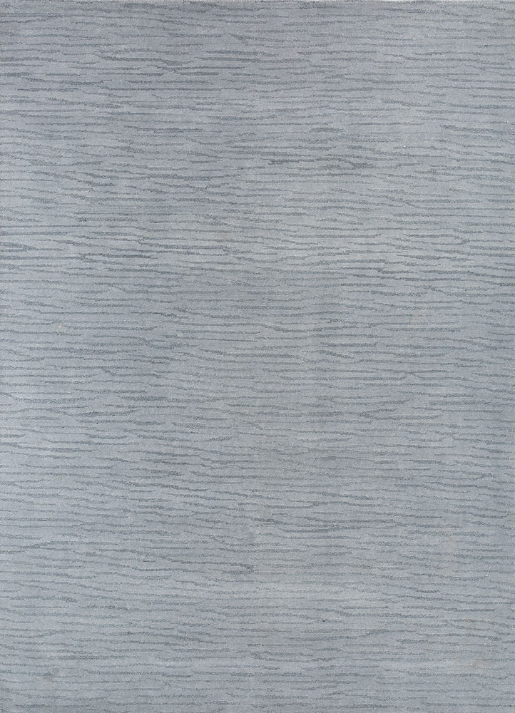 hula grey and black polyester hand knotted Rug - HeadShot