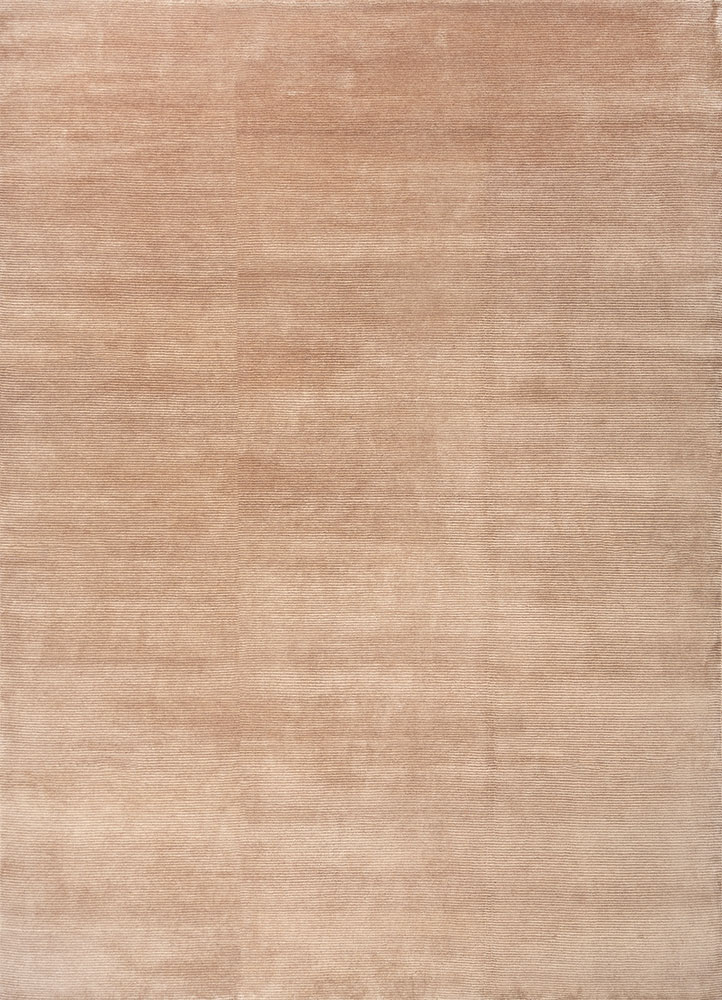 azalea beige and brown wool hand knotted Rug - HeadShot