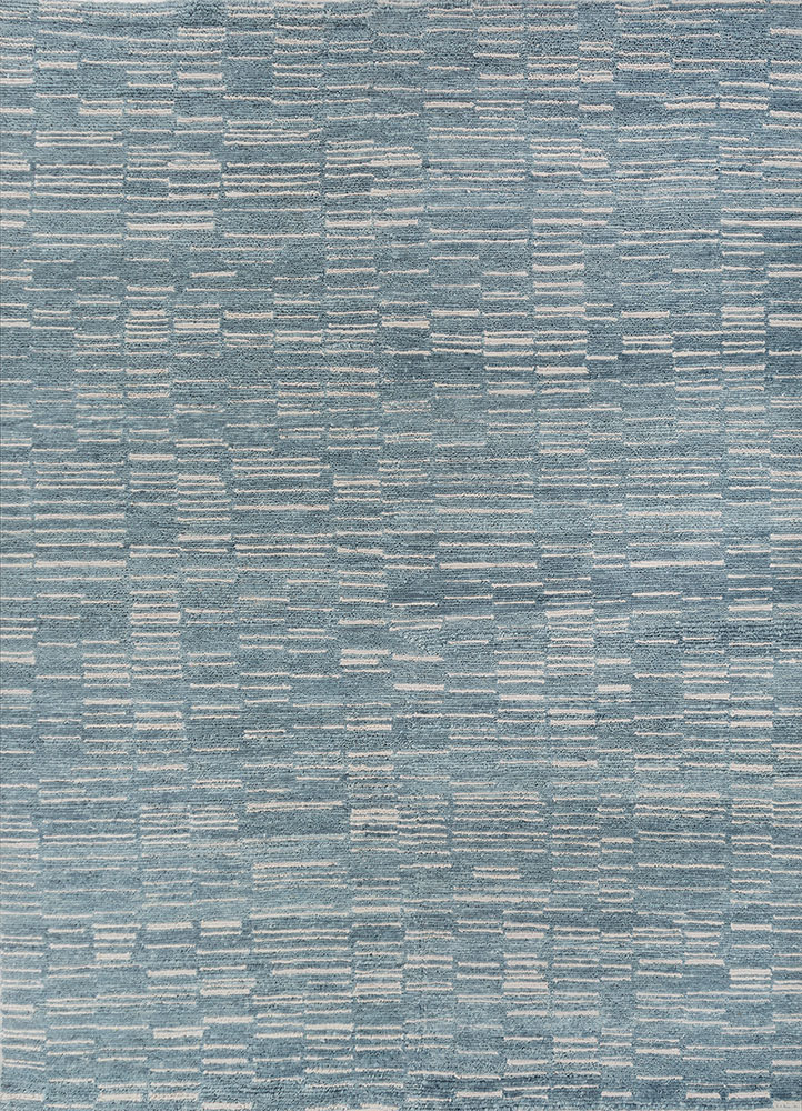 blythe ivory wool hand knotted Rug - HeadShot