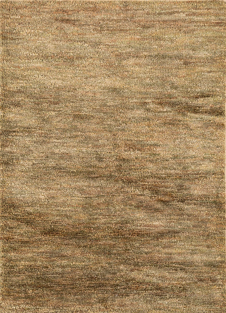 hula gold jute and hemp hand knotted Rug - HeadShot