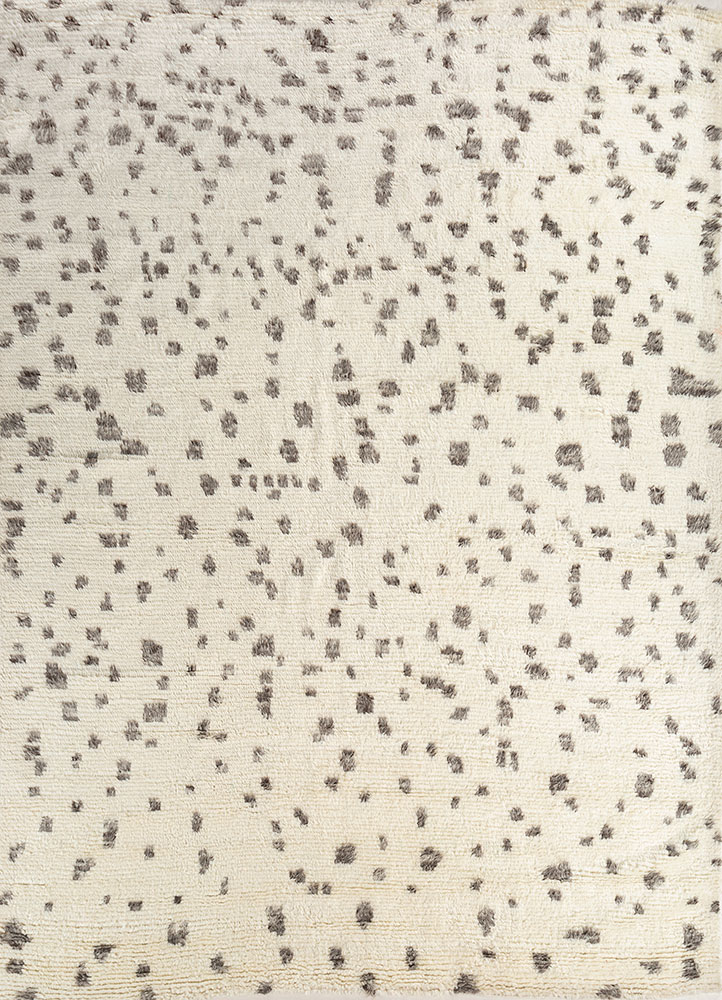 manifest ivory wool hand knotted Rug - HeadShot