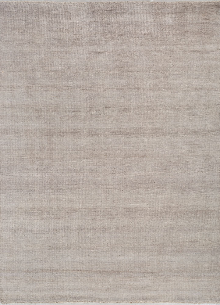 manifest blue wool hand knotted Rug - HeadShot