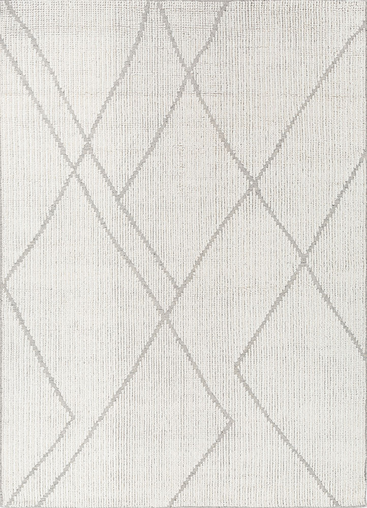 manifest ivory wool hand knotted Rug - HeadShot