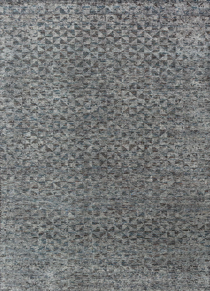 kairos ivory wool hand knotted Rug - HeadShot