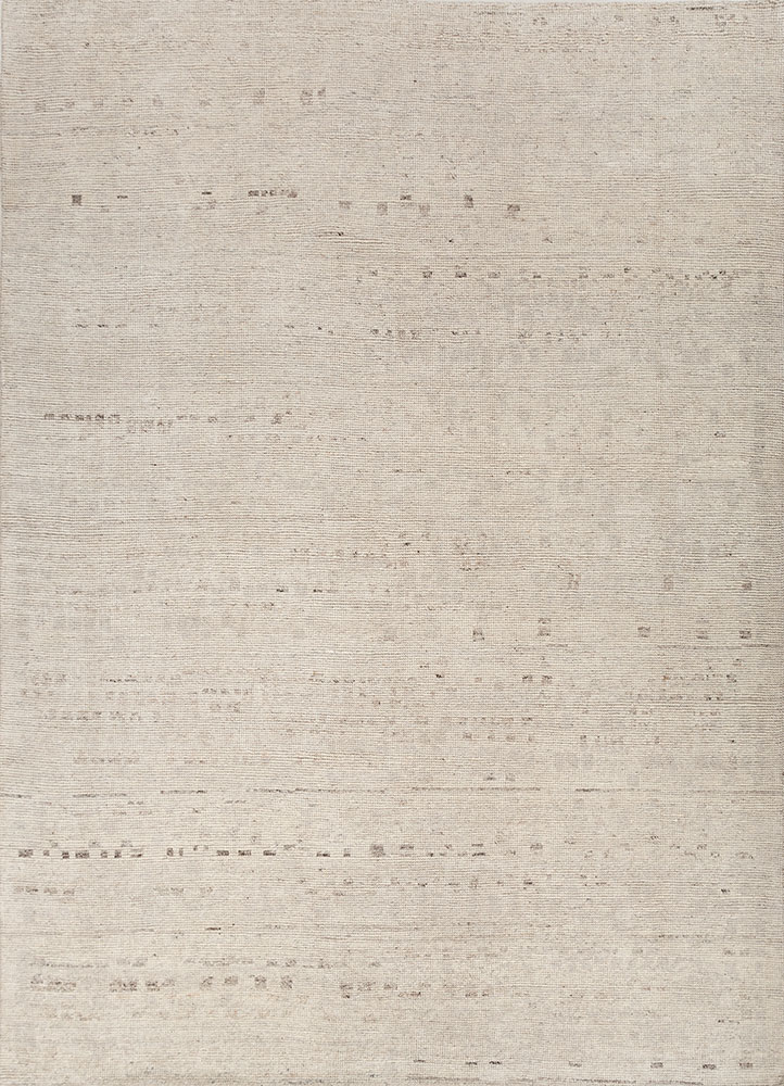 manifest ivory wool hand knotted Rug - HeadShot