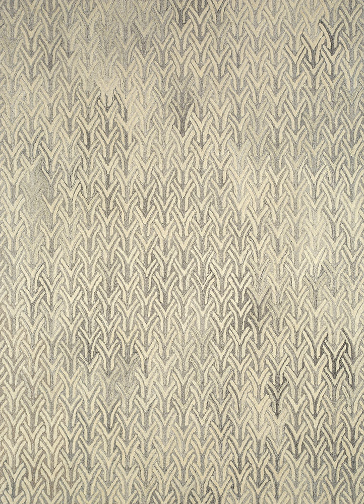 pathways beige and brown wool hand tufted Rug - HeadShot