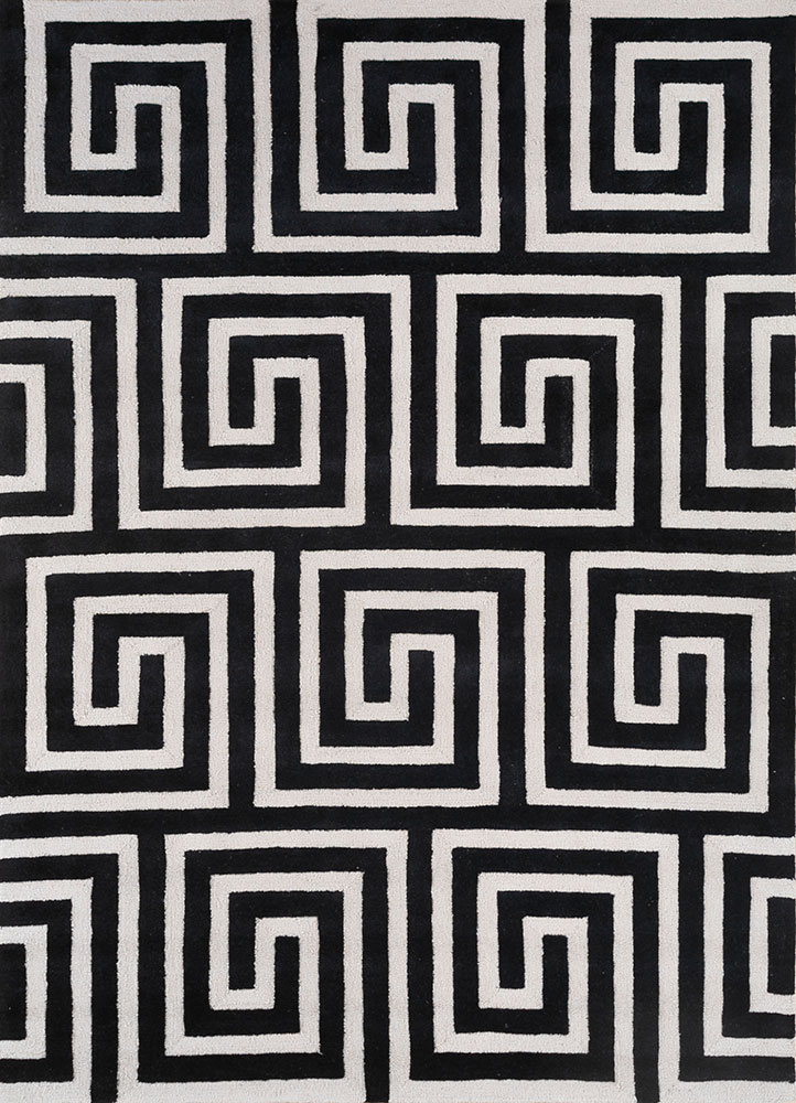 adrift ivory wool and viscose hand tufted Rug - HeadShot