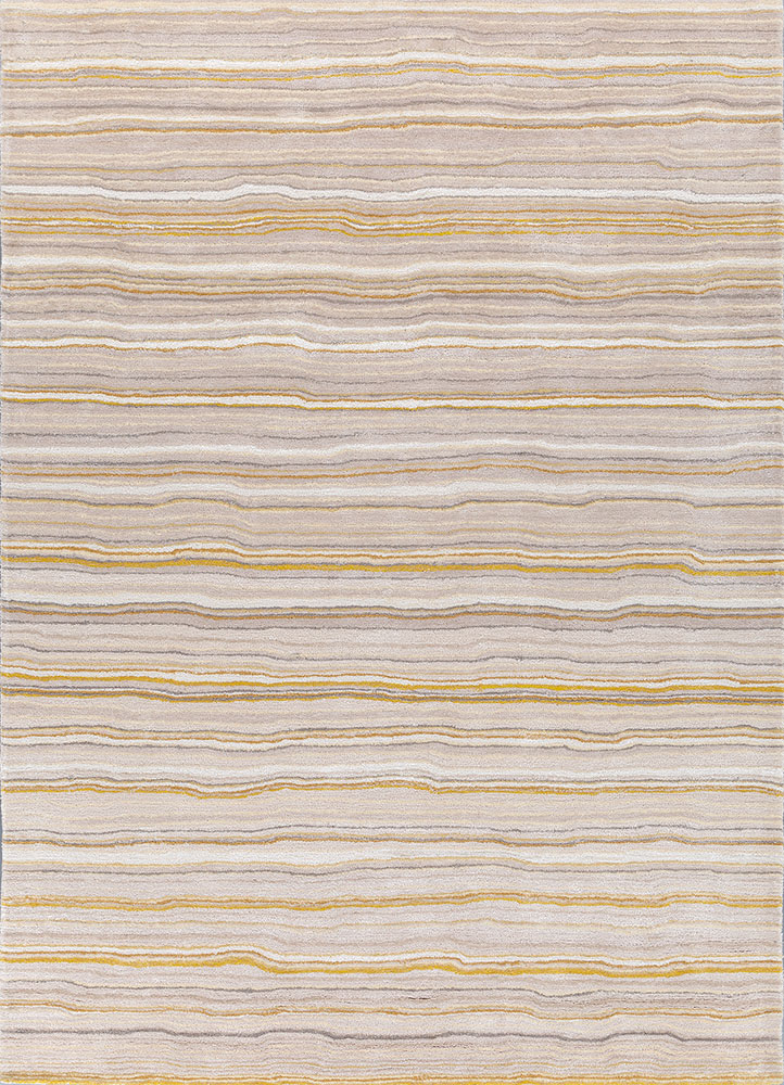 genesis ivory wool and viscose hand tufted Rug - HeadShot