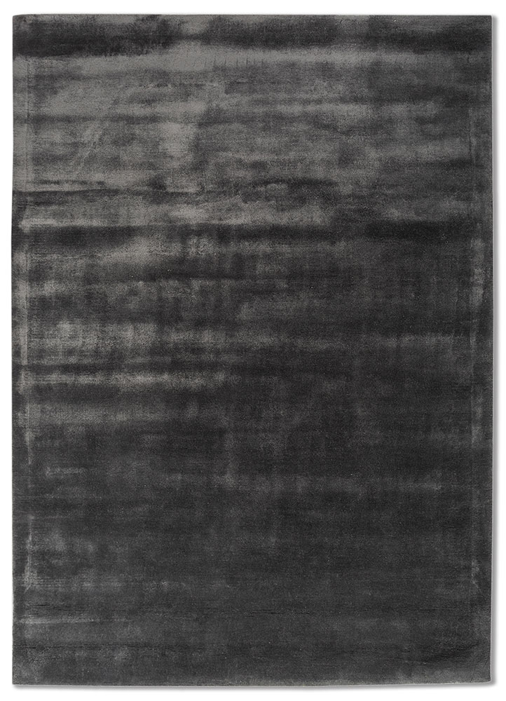 cera blue viscose hand tufted Rug - HeadShot