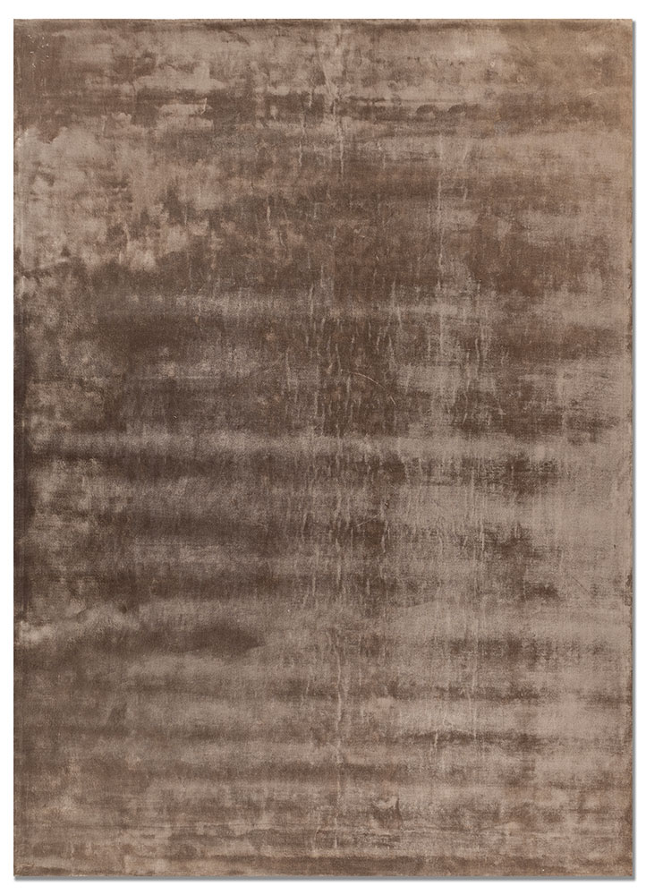 cera beige and brown viscose hand tufted Rug - HeadShot