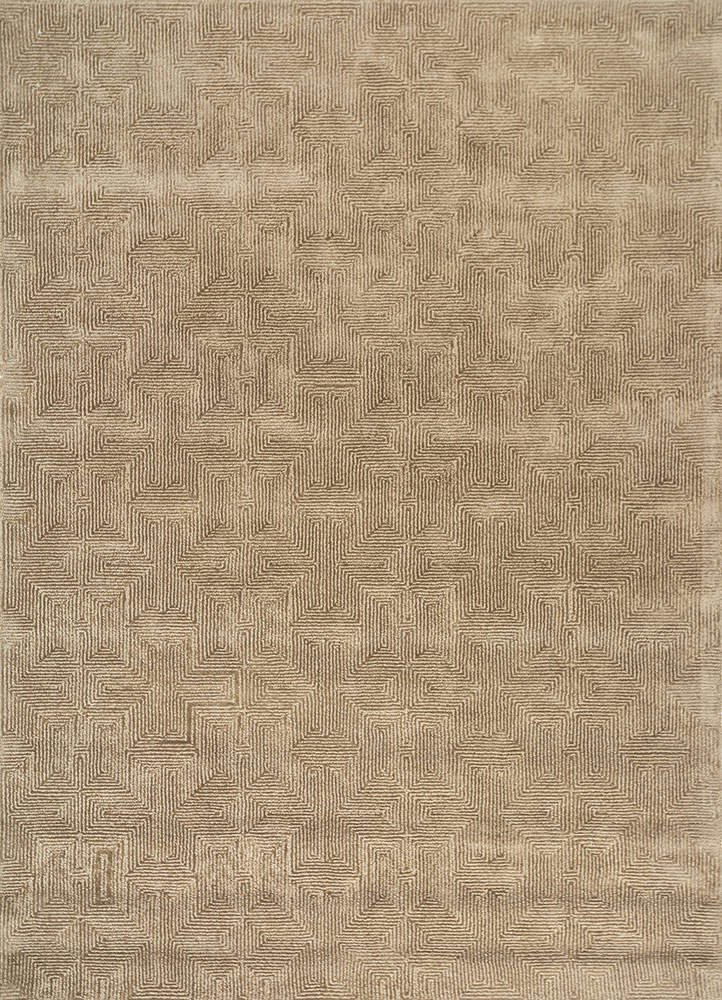 cera green viscose hand tufted Rug - HeadShot