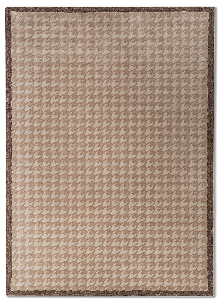 chroma ivory wool and viscose hand tufted Rug - HeadShot