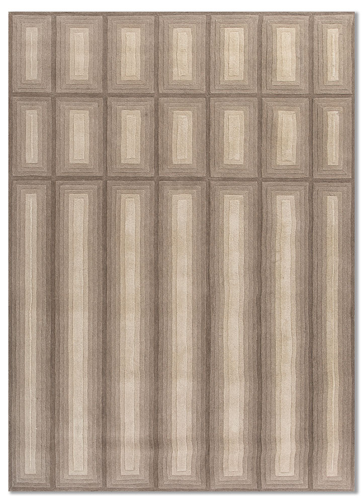 caliedo gold wool hand tufted Rug - HeadShot