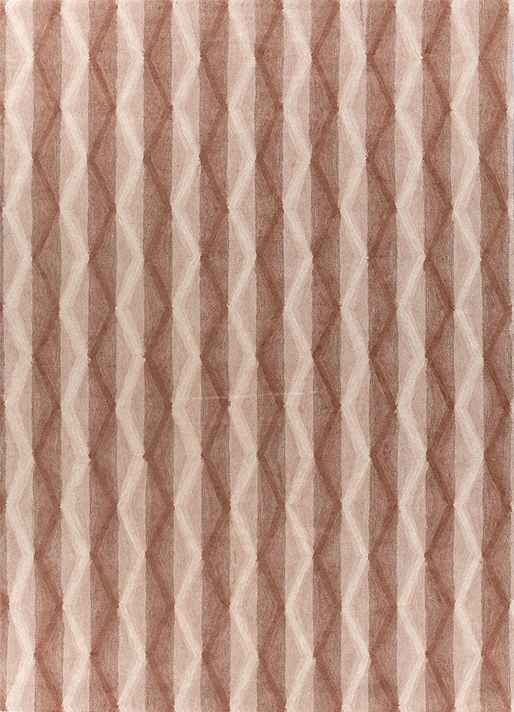 wild wanderlust beige and brown wool hand tufted Rug - HeadShot