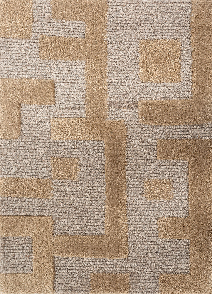 pathways multi wool and viscose hand tufted Rug - HeadShot