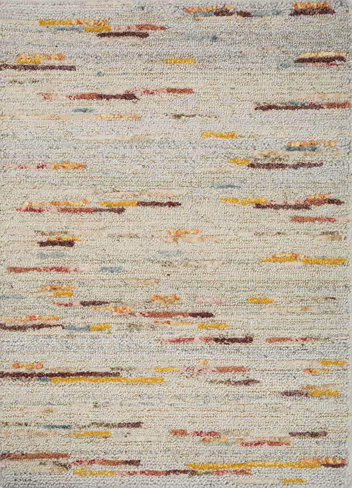pathways multi wool and viscose hand tufted Rug - HeadShot