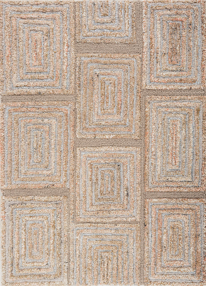 pathways multi wool and viscose hand tufted Rug - HeadShot