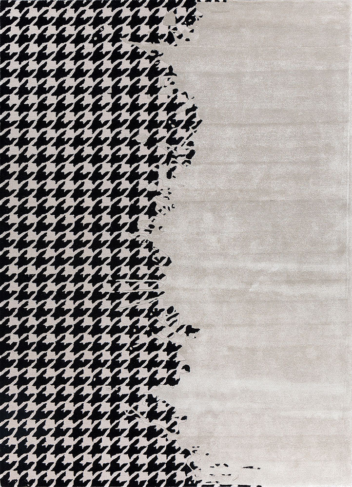adrift ivory wool and viscose hand tufted Rug - HeadShot