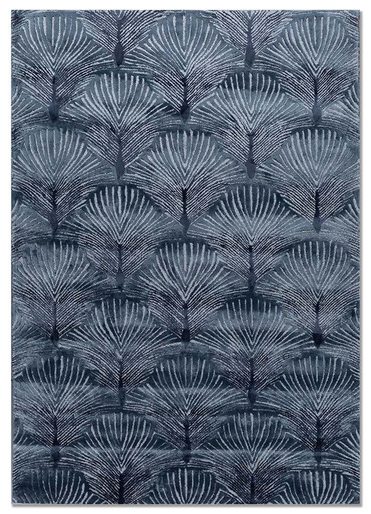 aurelia ivory viscose hand tufted Rug - HeadShot