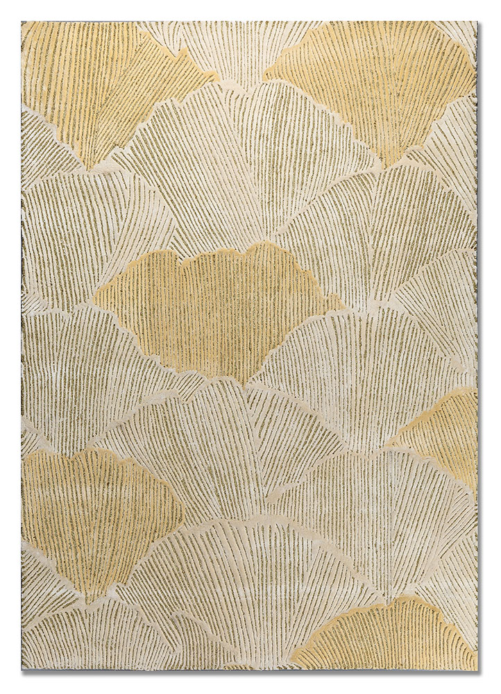 aurelia ivory wool and viscose hand tufted Rug - HeadShot