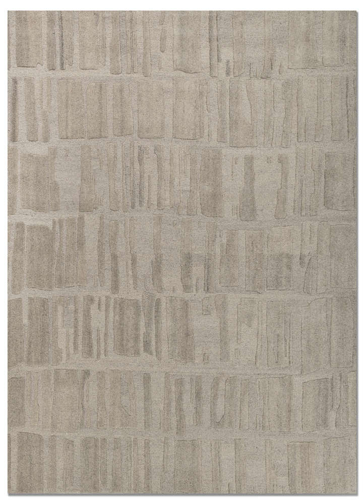 pathways ivory wool hand tufted Rug - HeadShot