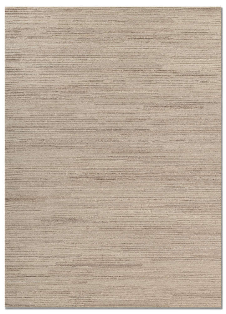 pathways beige and brown wool hand tufted Rug - HeadShot