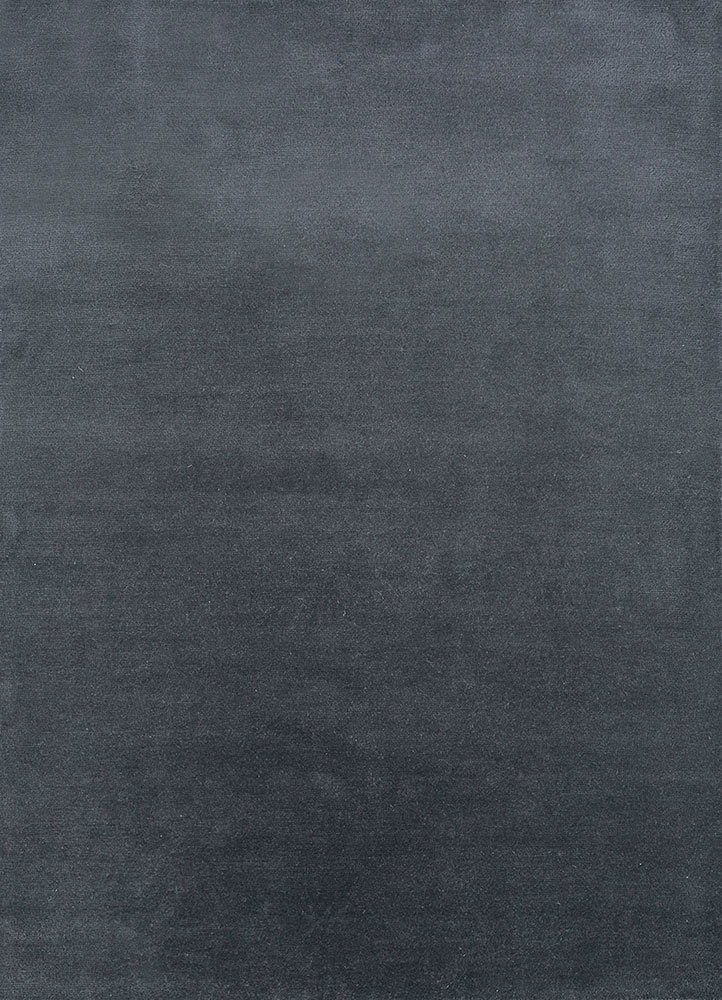 kairos grey and black wool hand knotted Rug - HeadShot