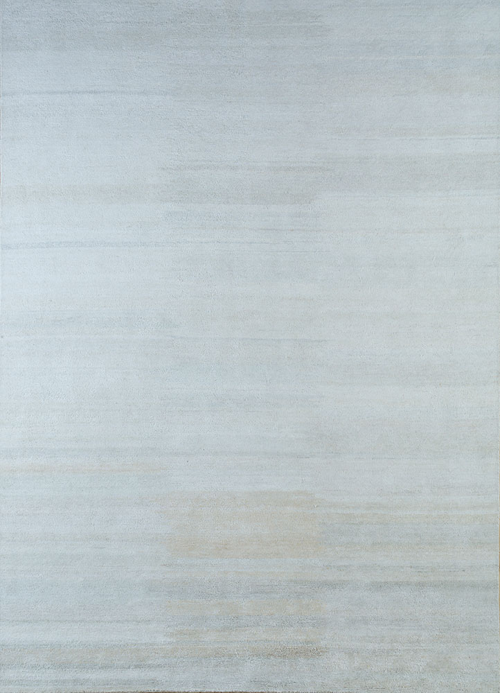 kairos ivory nettle hand knotted Rug - HeadShot
