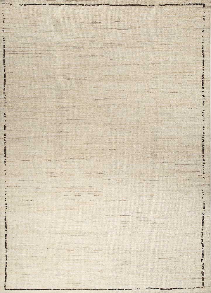 manifest ivory wool hand knotted Rug - HeadShot