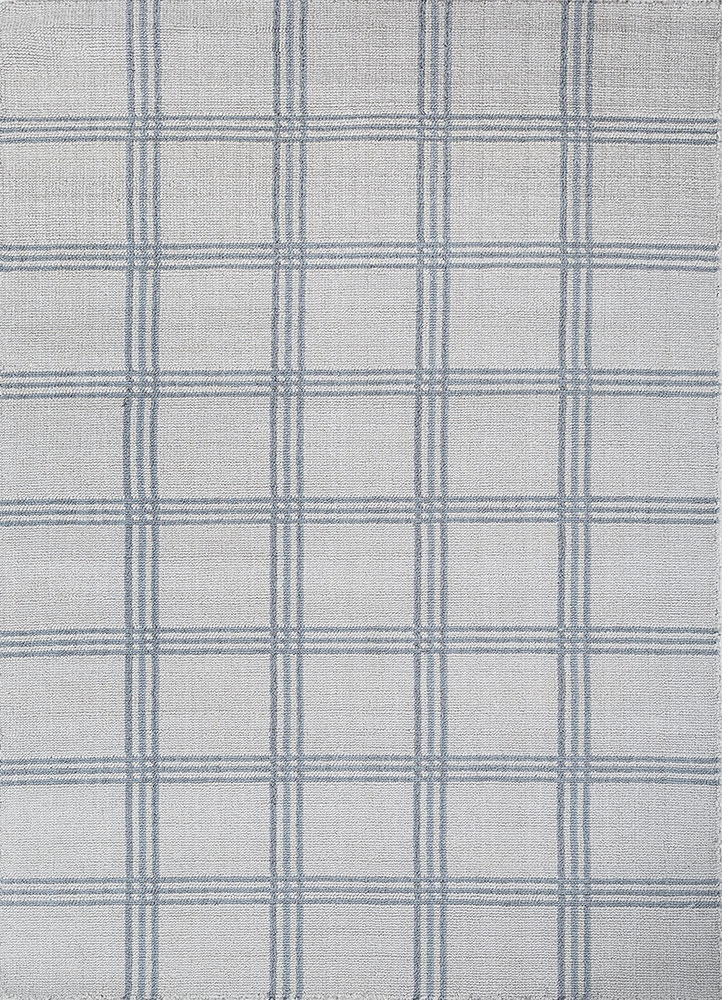 saga grey and black nylon hand loom Rug - HeadShot