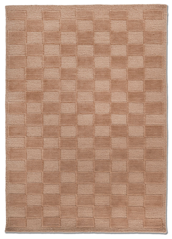 aprezo red and orange wool hand knotted Rug - HeadShot