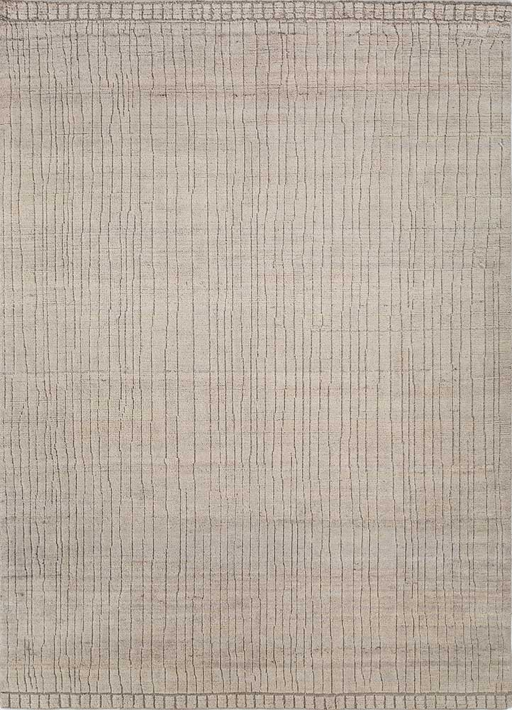 manifest ivory afghan wool hand knotted Rug - HeadShot