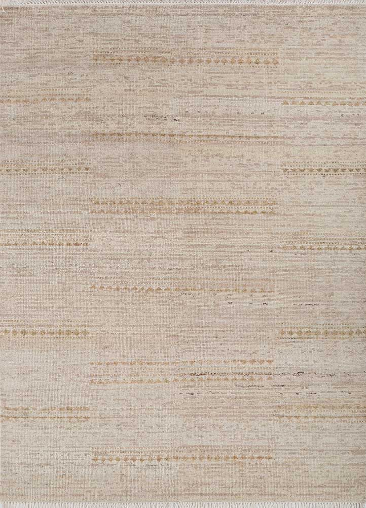 manifest ivory afghan wool hand knotted Rug - HeadShot