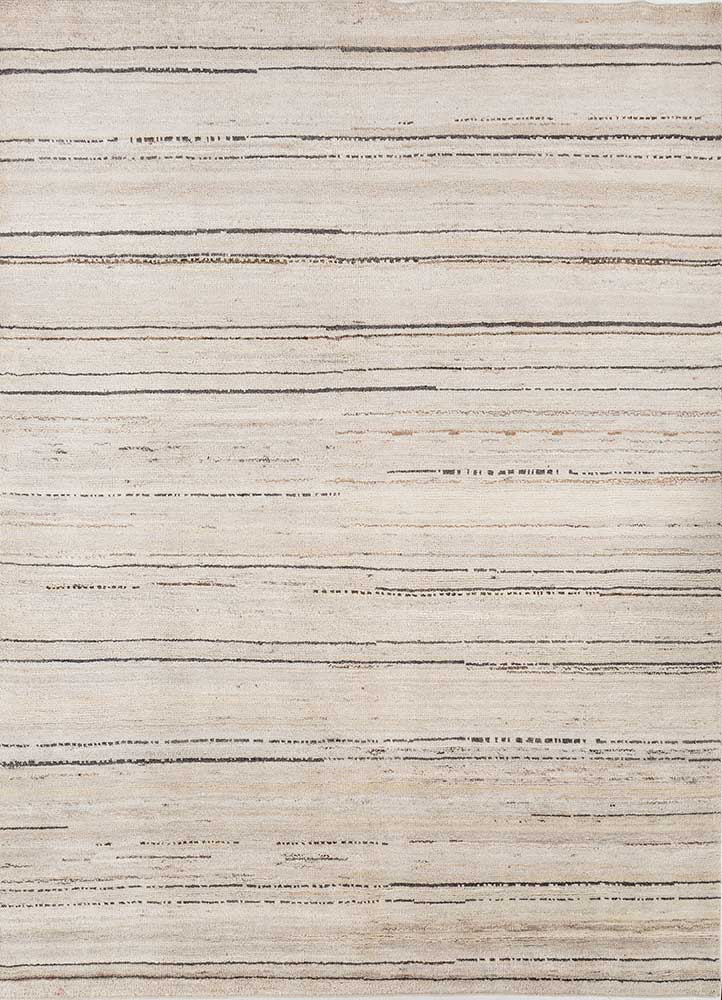 manifest ivory afghan wool hand knotted Rug - HeadShot