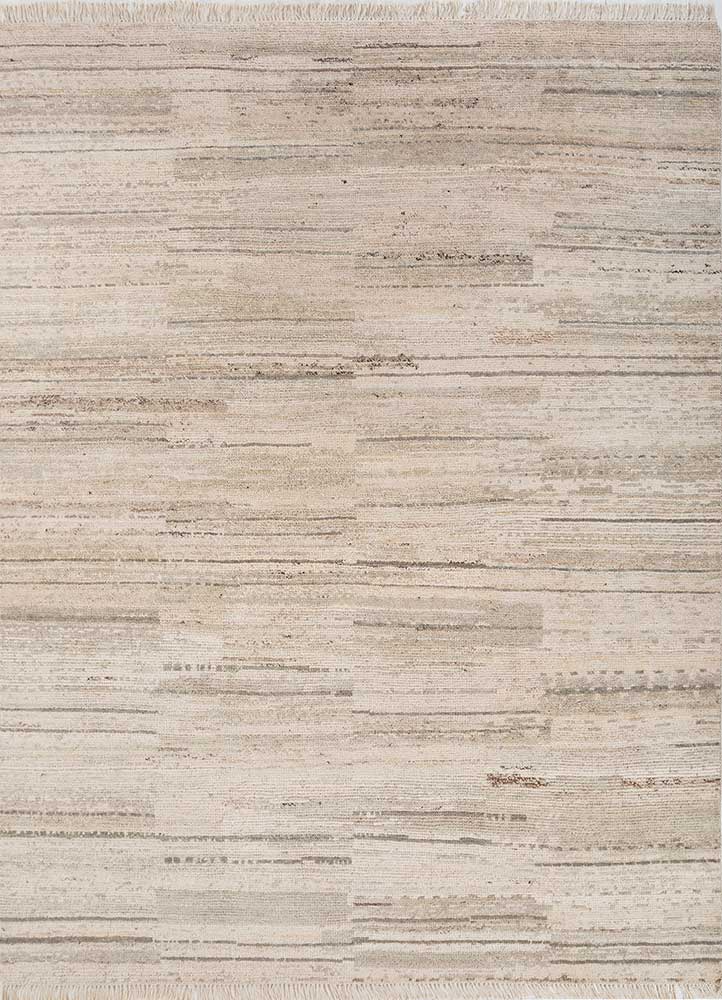 manifest ivory afghan wool hand knotted Rug - HeadShot