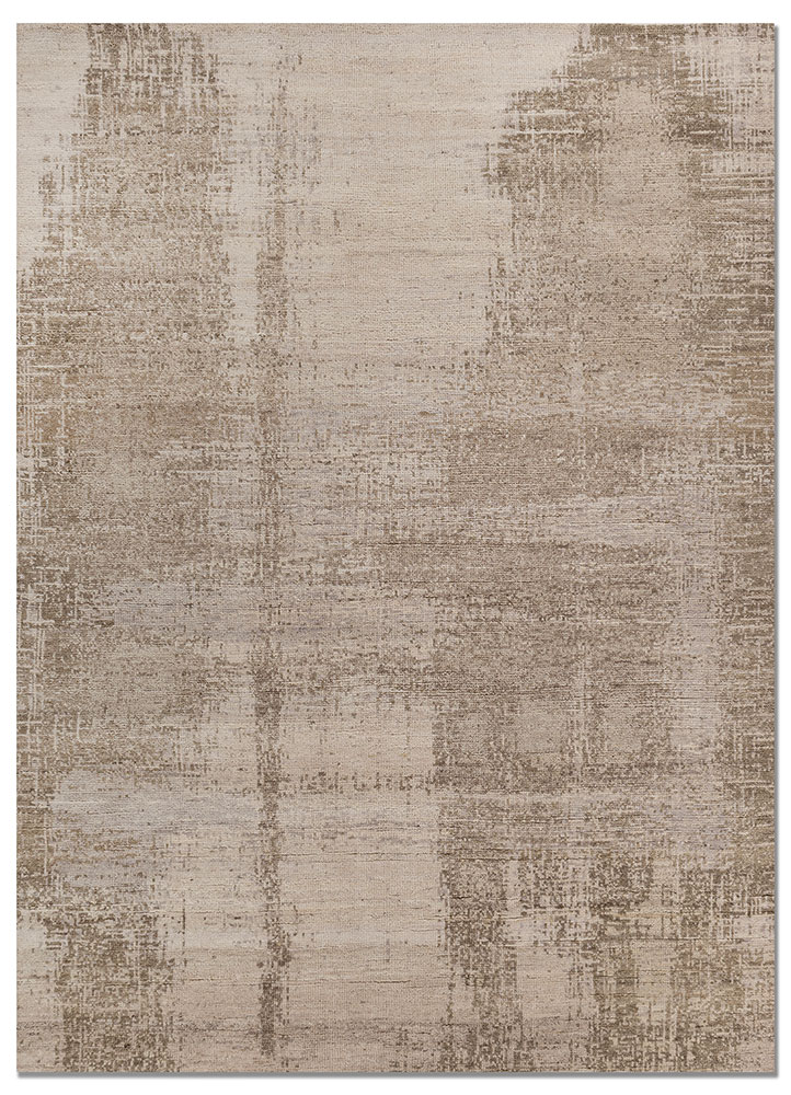manifest ivory wool hand knotted Rug - HeadShot