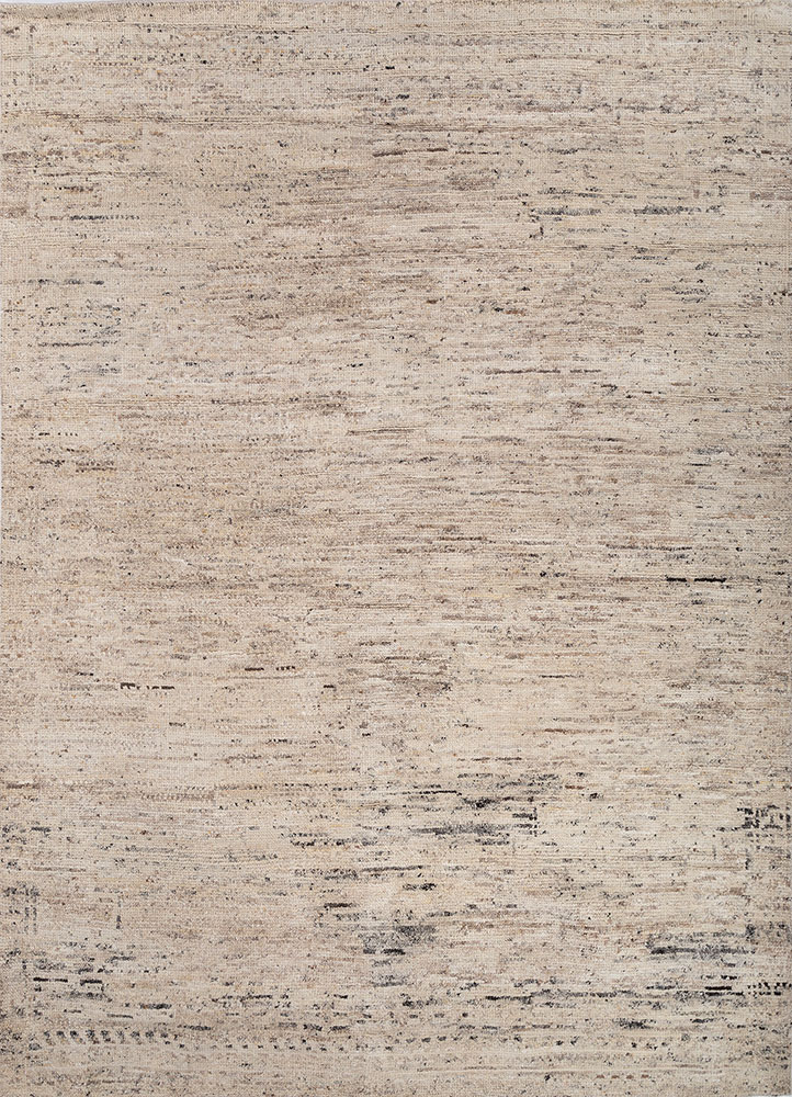 viscaya ivory wool hand knotted Rug - HeadShot