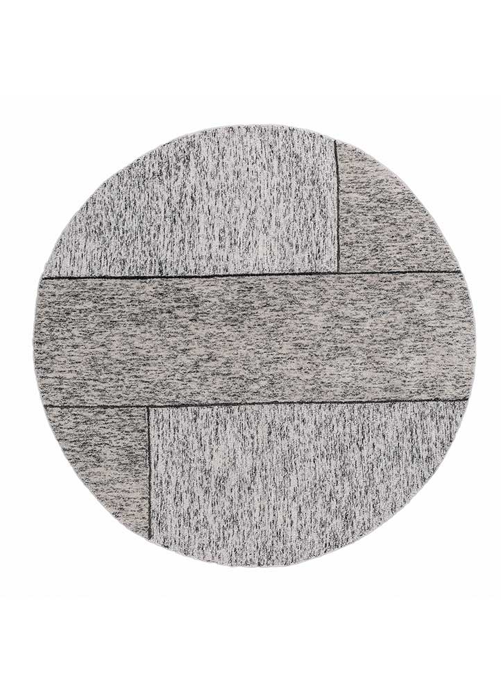 cera ivory wool hand tufted Rug - HeadShot