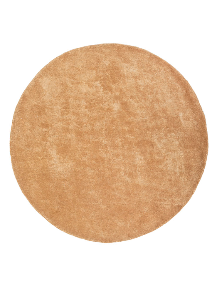cera gold viscose hand tufted Rug - HeadShot