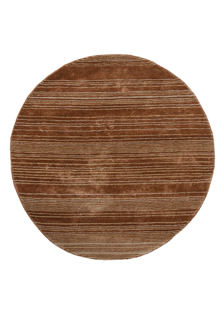 caliedo red and orange wool and viscose hand tufted Rug - HeadShot