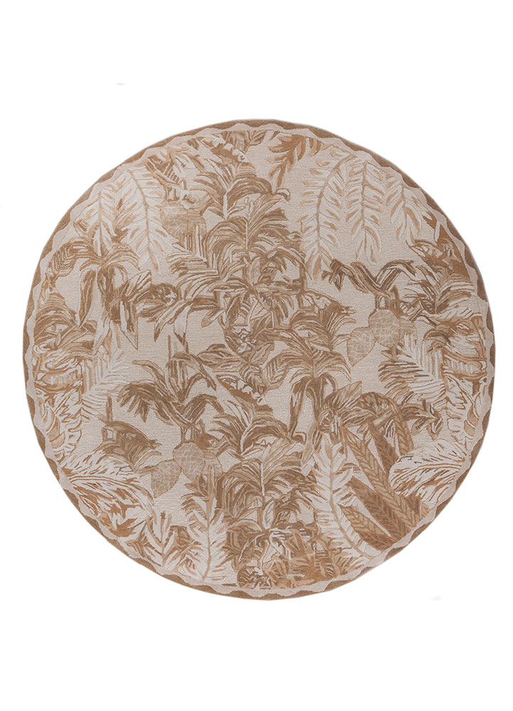 aurelia ivory wool and viscose hand tufted Rug - HeadShot