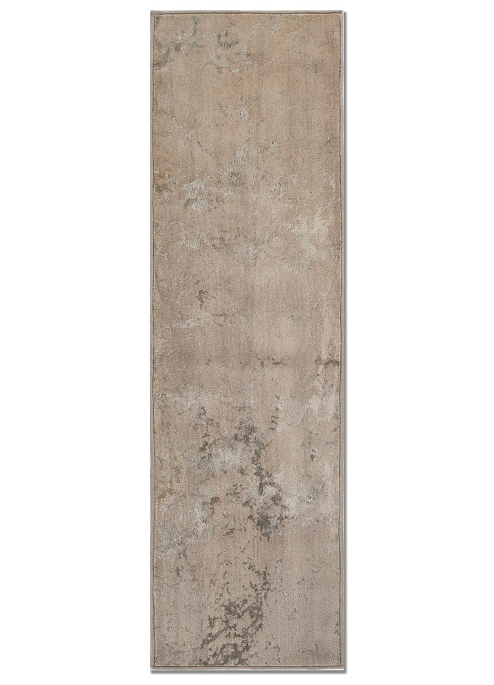 aprezo grey and black wool and bamboo silk hand knotted Rug - HeadShot