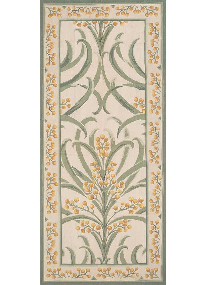 nayaab green cotton flat weaves WALL ART & TAPESTRY - HeadShot