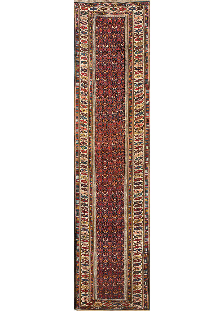 kiaan grey and black wool hand knotted Rug - HeadShot