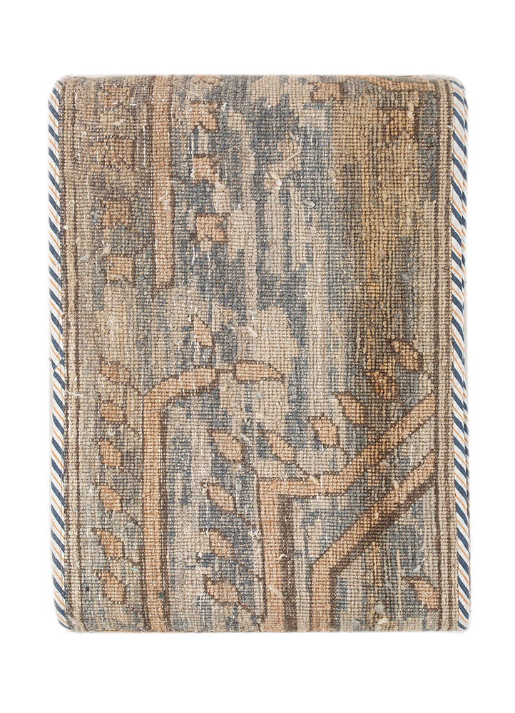 table mats green wool hand knotted Accessorie - HeadShot