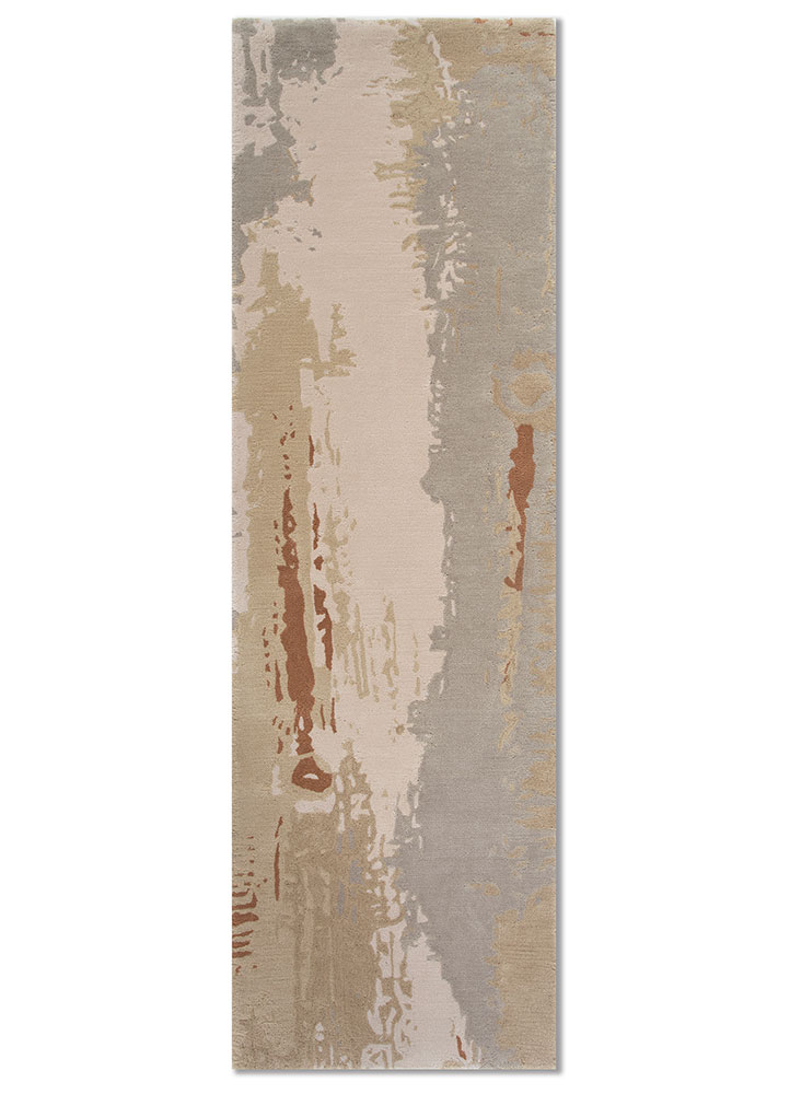 genesis ivory viscose hand tufted Rug - HeadShot