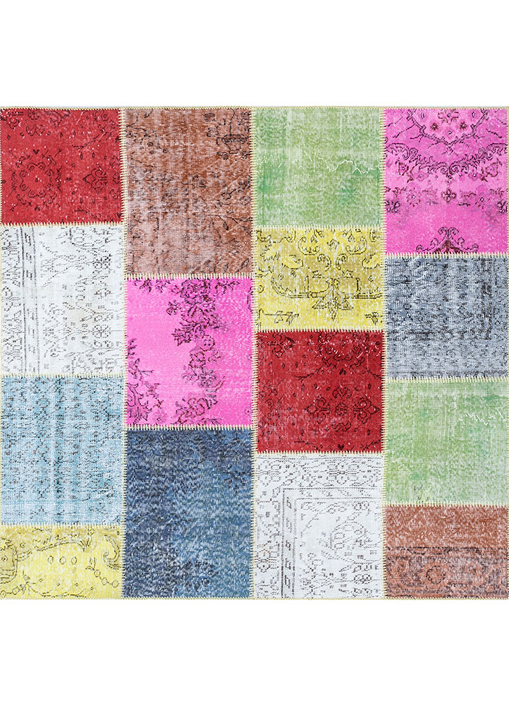 provenance multi wool hand knotted Rug - HeadShot