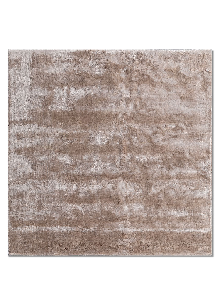 basis grey and black viscose hand loom Rug - HeadShot