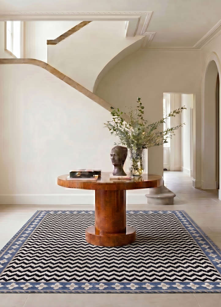 alhambra ivory wool flat weaves Rug - Rander